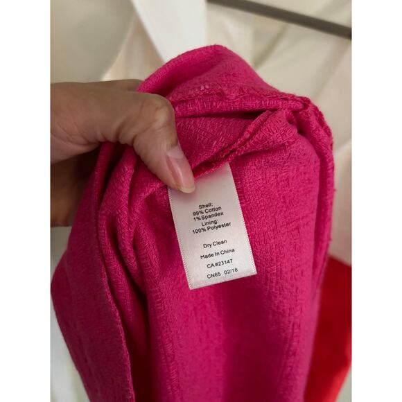 Ann Taylor Dress Women's 6 Petite Sheath Colorblock Knee Length Colorful - Picture 6 of 6